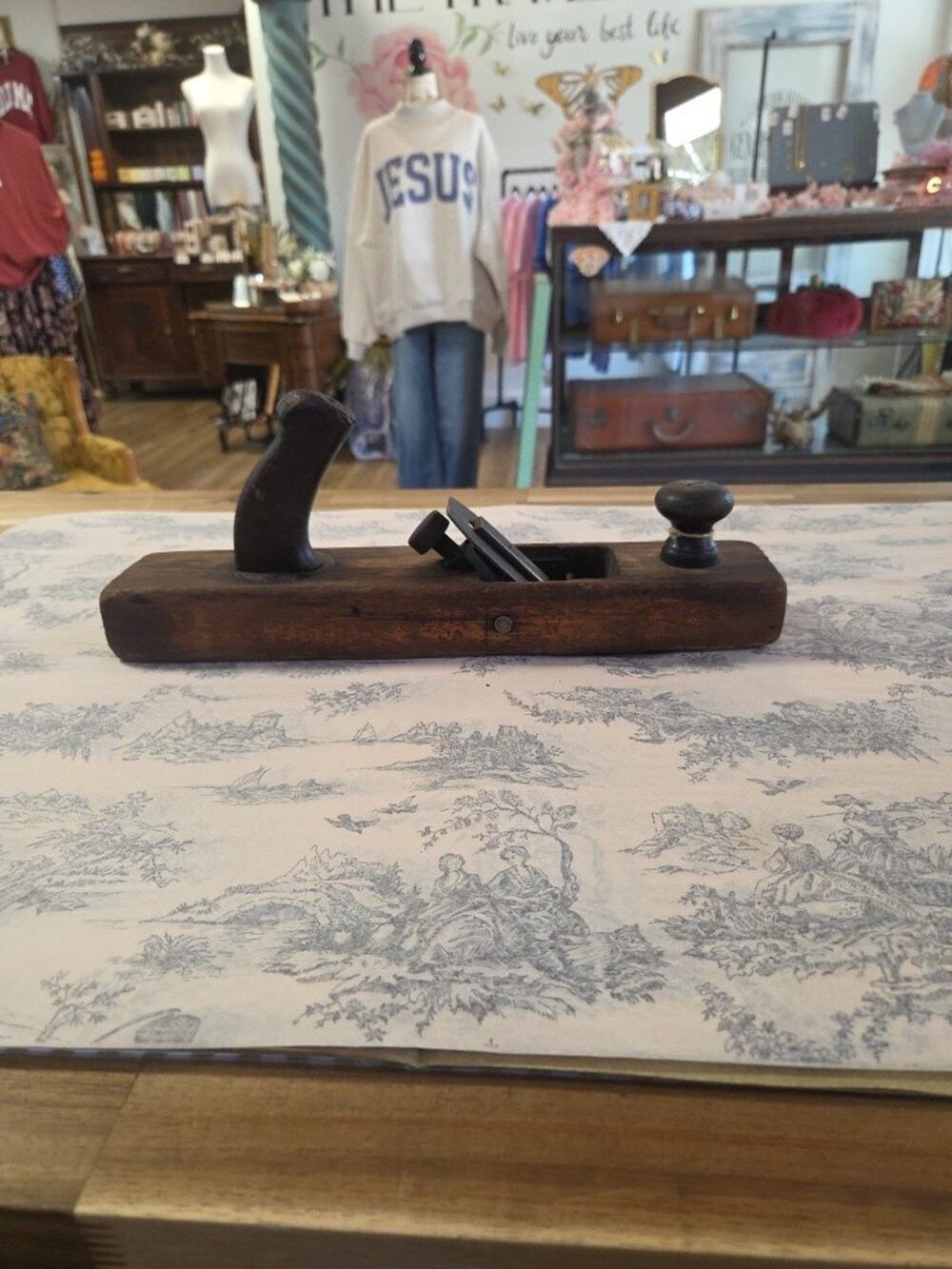 Antique Wood Transitional Hand Plane 14"